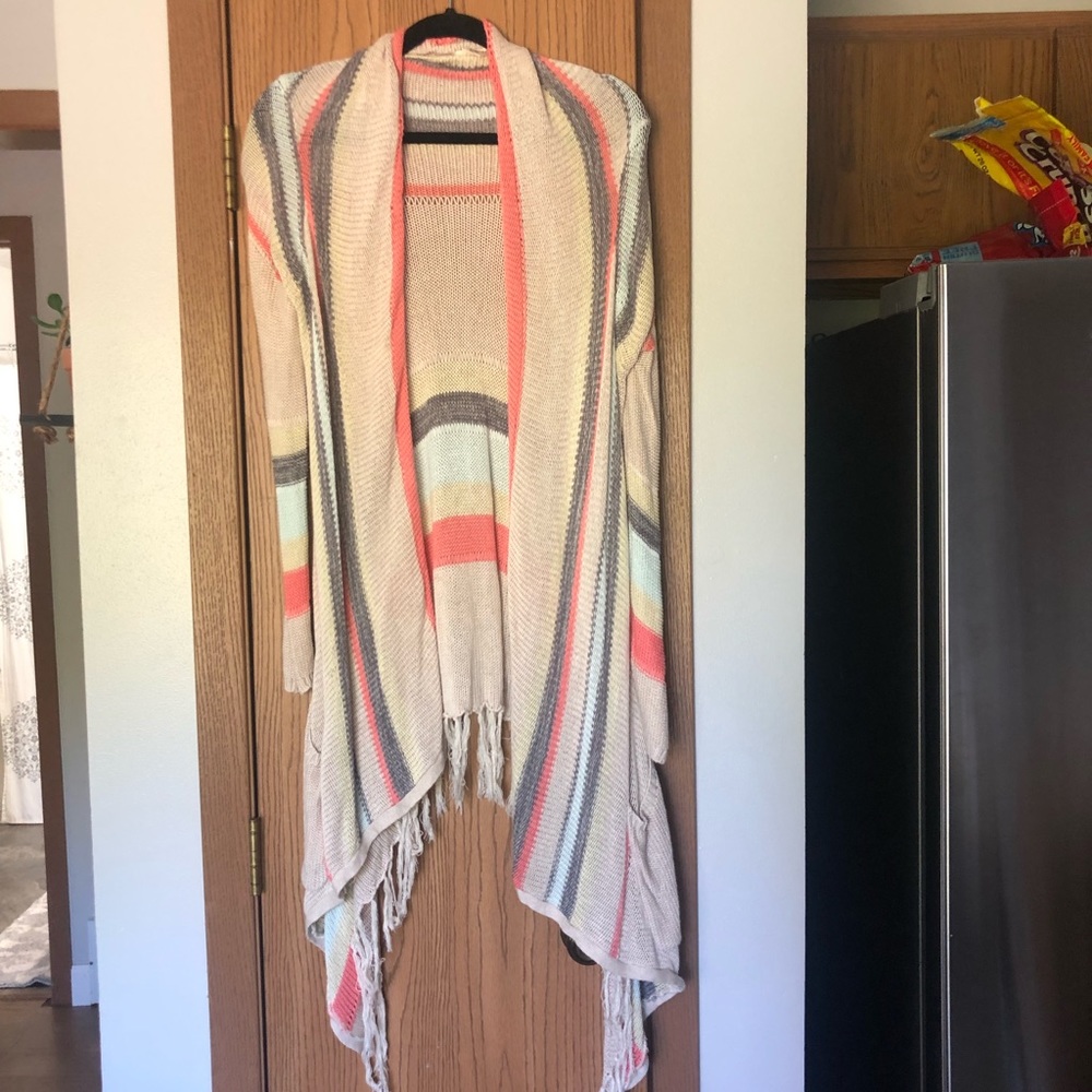 Long Knitted Billabong Cardigan